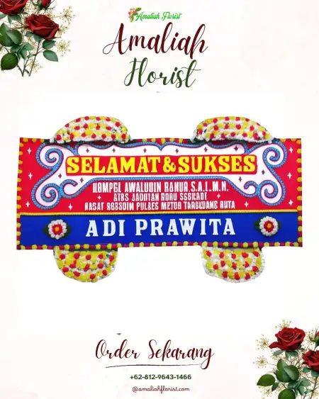 Papan Bunga Ucapan Selamat Mamboro Barat